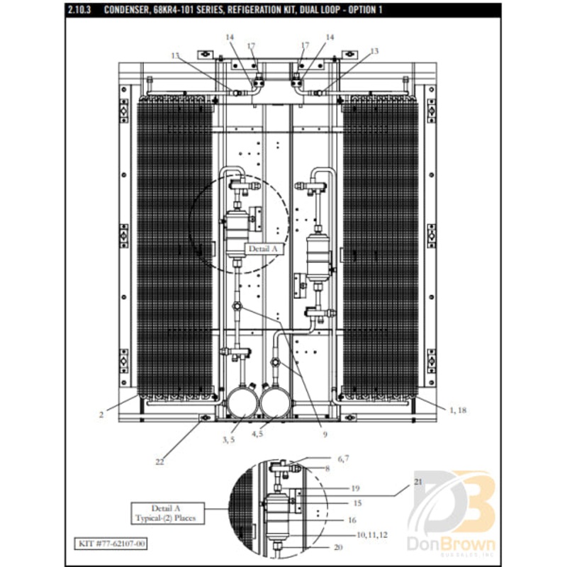 TANK,RECEIVER,5OD,INLET LEFT 65-62003-01