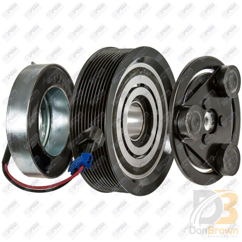 CLUTCH TM-21 PV10 12V 141mm W/PACKARD CONNECTOR 22-10231-AM
