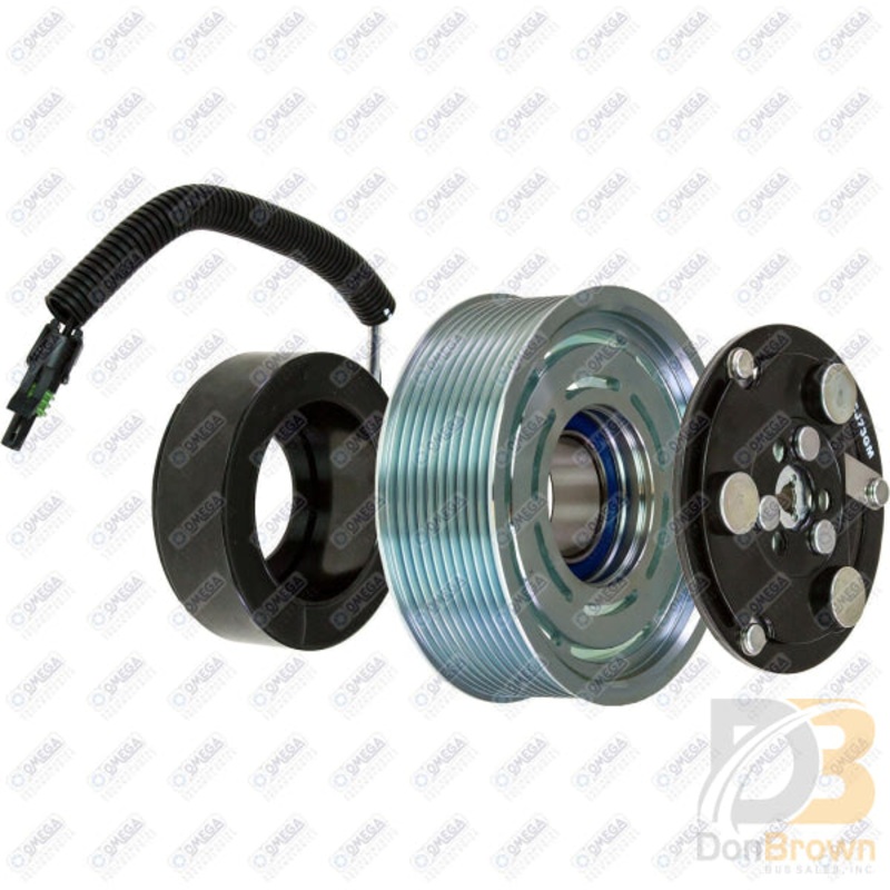 CLUTCH ASSEMBLY PV10 12V 119mm WITH DUST COVER 22-04405
