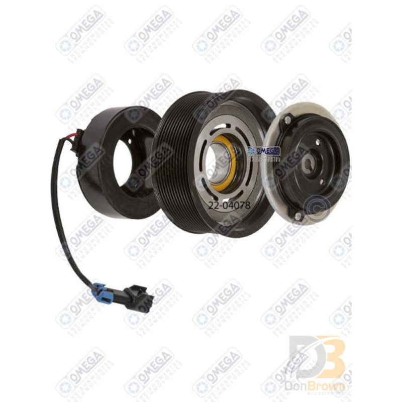 CLUTCH SD7H15SHD 126mm PV12 12V 22-04078
