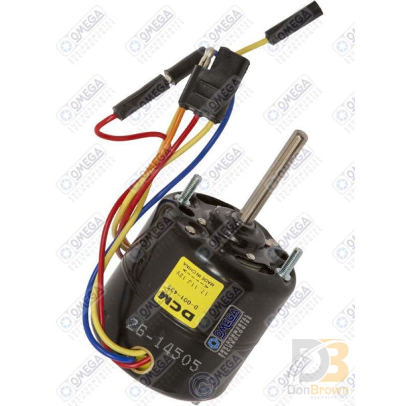 BLOWER MOTOR 12V SINGLE SHAFT 3 SPEED REV 26-14505