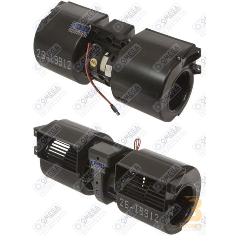 BLOWER ASSEMBLY DUAL SHAFT 12V DC 26-19912