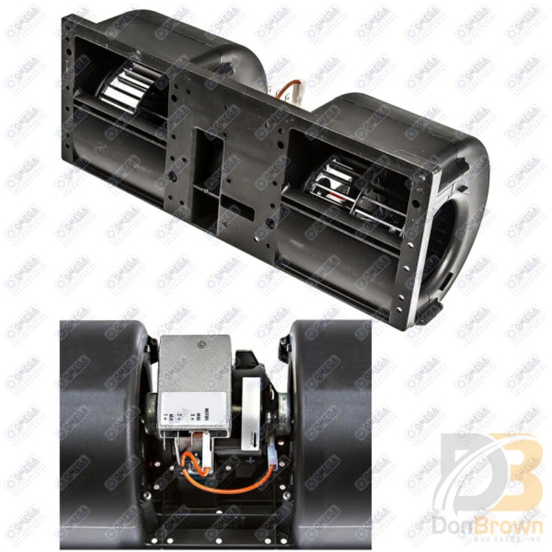 BLOWER ASSEMBLY SPAL 24V 3/4 SPD RESISTOR CCW 26-19900