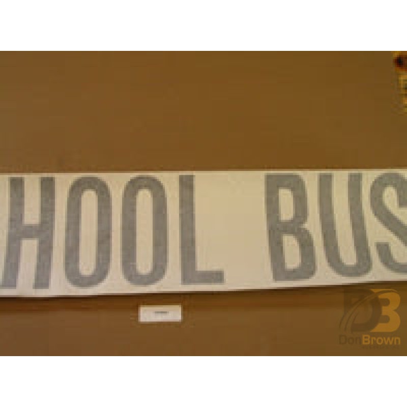 410940 Collins DECALSCHOOL BUS8X35.5X1.25
