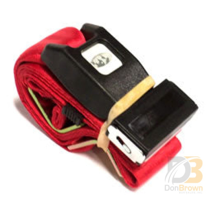 CB200071-3 Collins SEAT BELT 60 IN (RED) L BRKT
