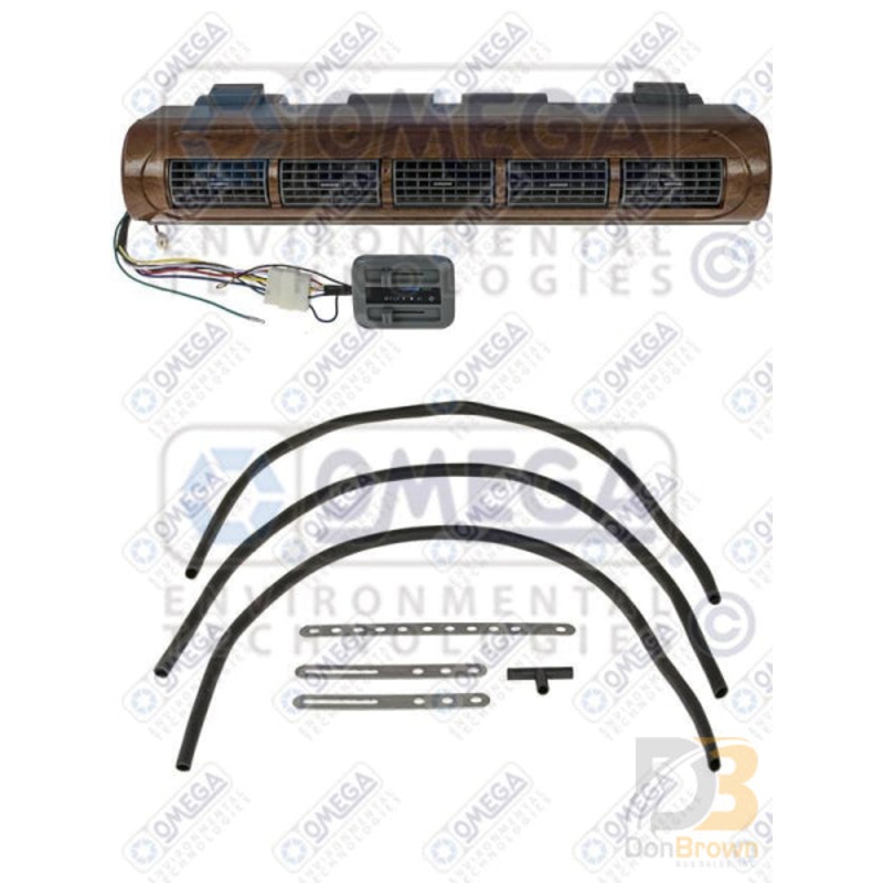 EVAPORATOR MINIBUS 5 LOUVERS 22 PASS COIL WALNUT FINISH 27-41502-AM