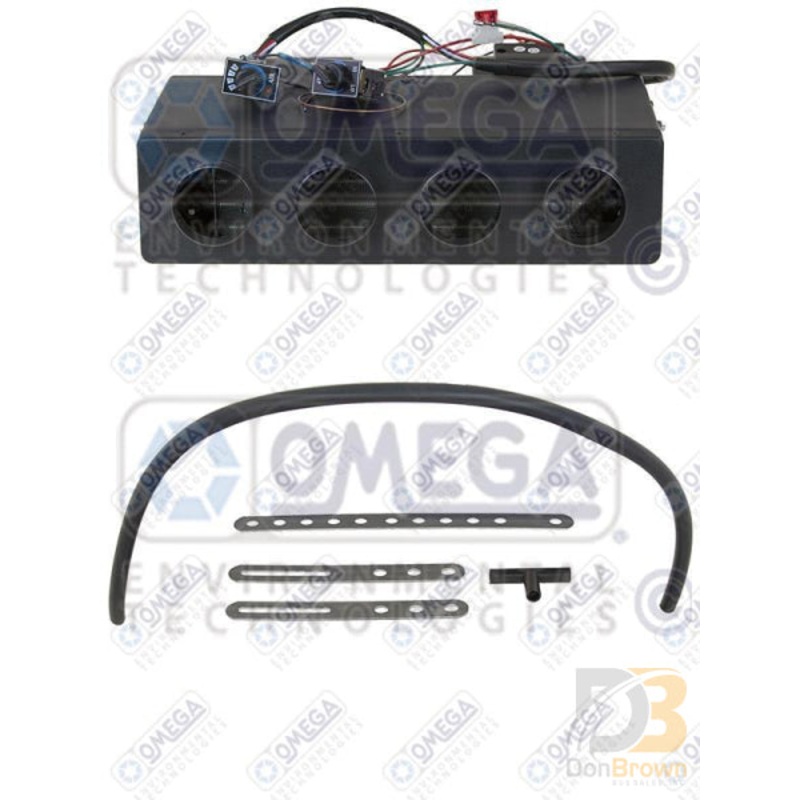EVAPORATOR WITH 4 FLEX HOSE OUTLETS  3 SPD 24V 27-50059-AM