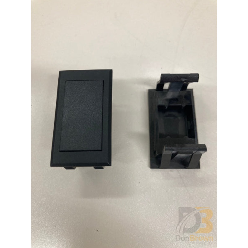 08-011-008 SWITCH, BLACK PLASTIC BLANK