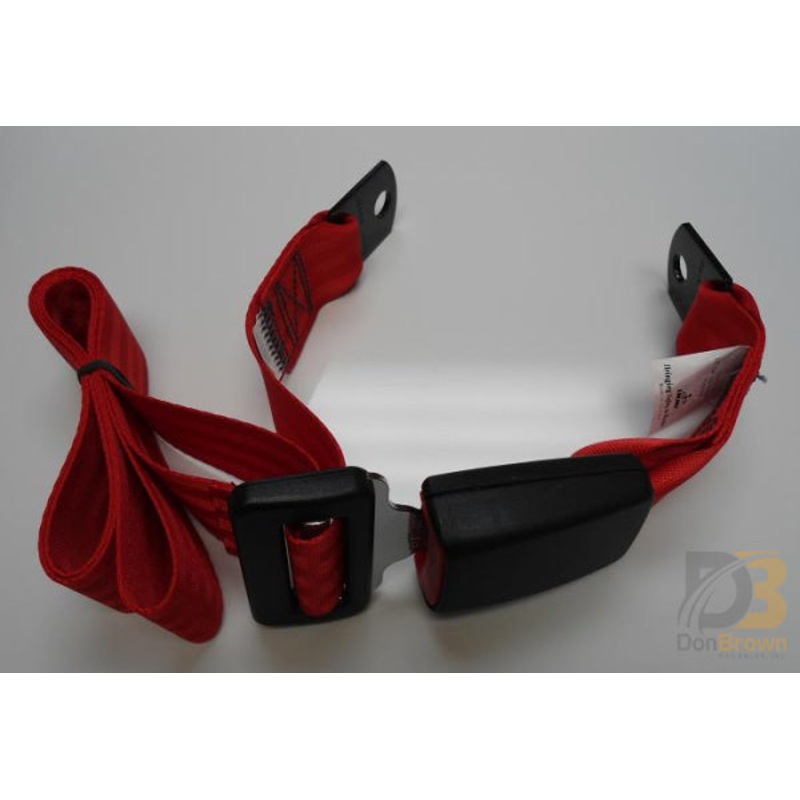 200549-3 Collins Lap Seat Belt Red