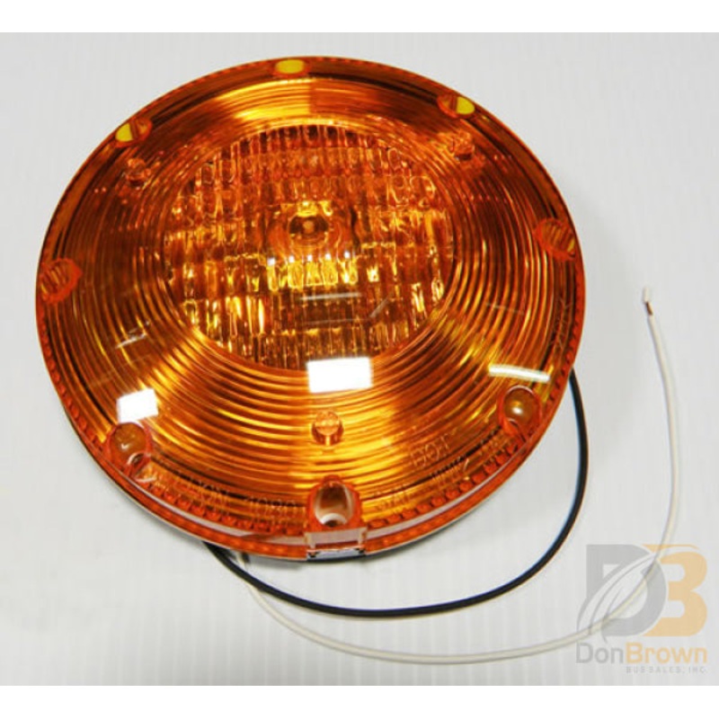 210865 Collins Lamp WARNING HALOGEN AMBER