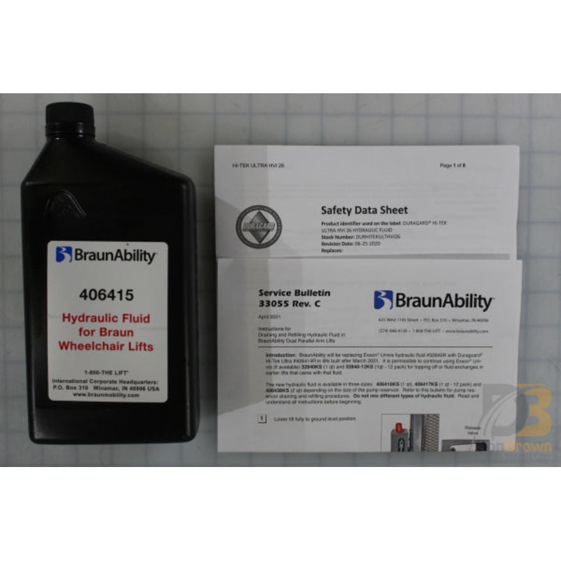 406417KS 12 PK / CASE 406415 HYDRAULIC FLUID KIT SHIPOUT