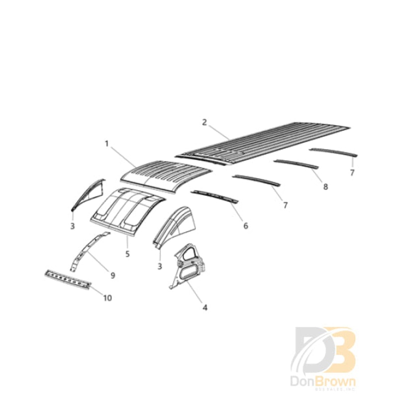 68134792AA Roof Panel
