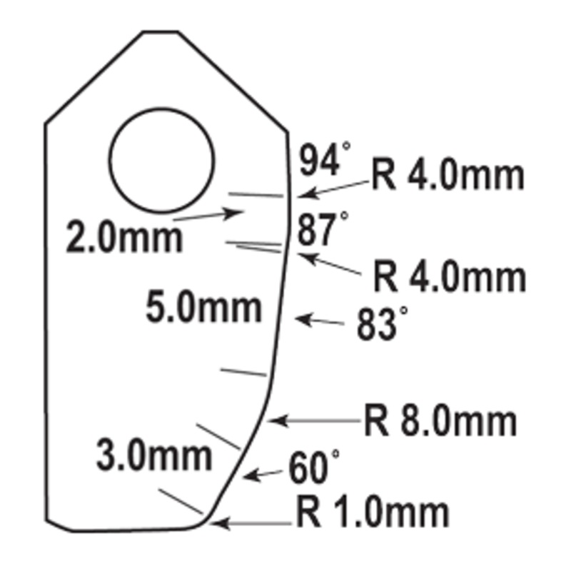 RBP-RR4 | Radius Bowl Profile | Exhaust
