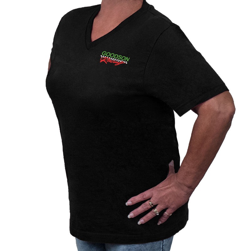 Ladies Black Cotton T-Shirt|Medium|Large|X-Large