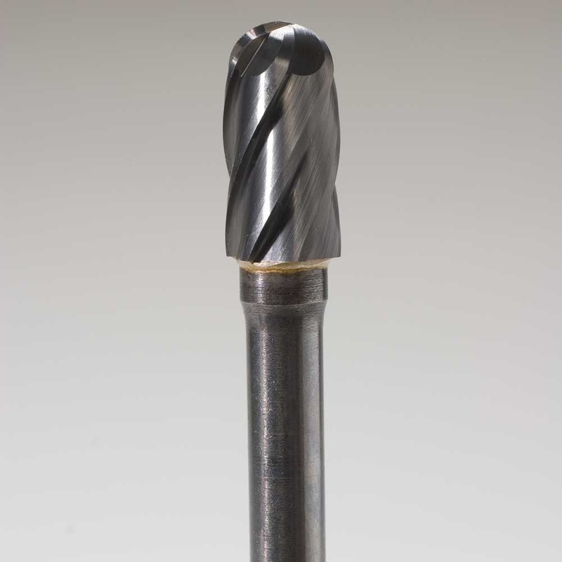 LAFR-45 | Open Fluted Carbide Rotary Files | 6L Shank