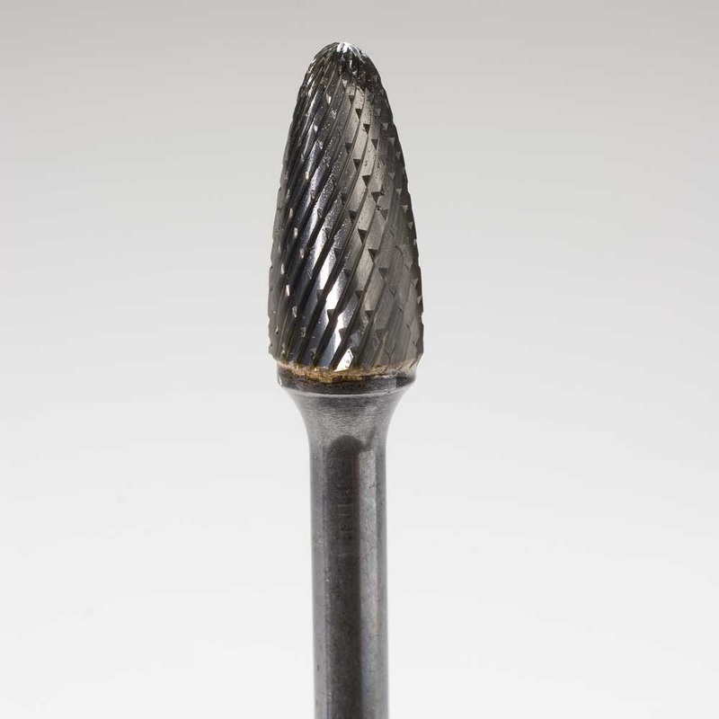 LFR-34C | Double Cut Carbide Rotary Files | 6L Shank