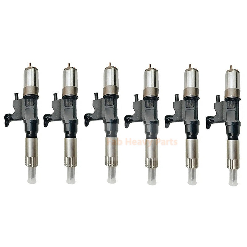 6 Piece Fuel Injector 8-94392261-4 Fits for Isuzu Engine 4HK1 6HK1