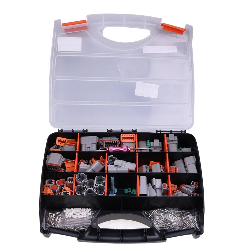 450 Piece Deutsch DT Connector Plug Kit for 14-20 AWG Stamped Contacts Kit