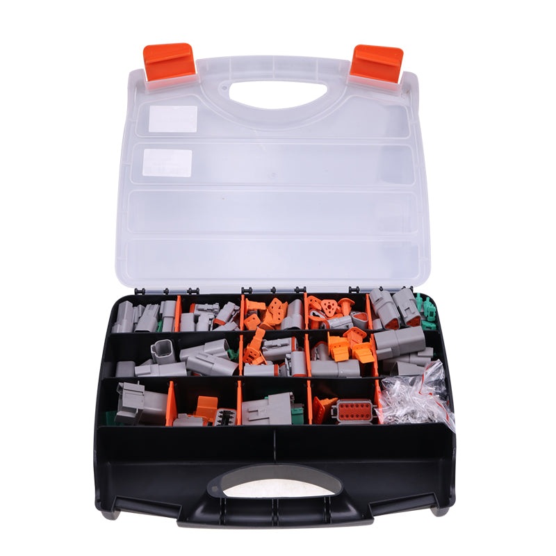 750 Piece Deutsch DT Connector Kit DT04/06-2P/2S/3P/3S/4P/4S/6P/6S/08PA/08SA/12PA/12PS for 14 16 18 20 AWG Stamped Contacts Kit