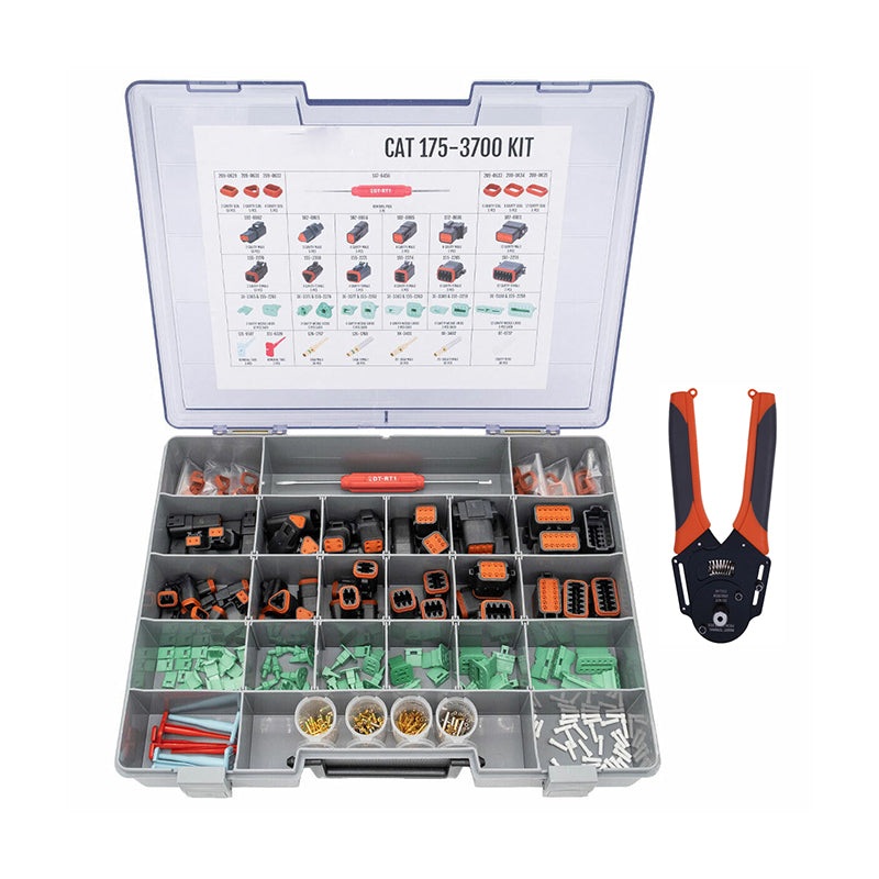 Electrical Connector Kit 175-3700 With CP-463 Crimp Tool for  Caterpillar CAT Engine C3.3B 3508B Loader 246D 279D