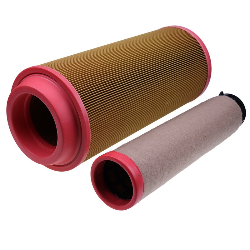 Air Filter Set Inner and Outer 32/915801 32/915802 for JCB Excavator JS120 Loader 210S 210SL 210SU 212S