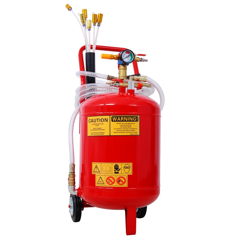 Air Pneumatic Waste Oil Extractor Portable Drain Tank Professional Integrated Level Gauge