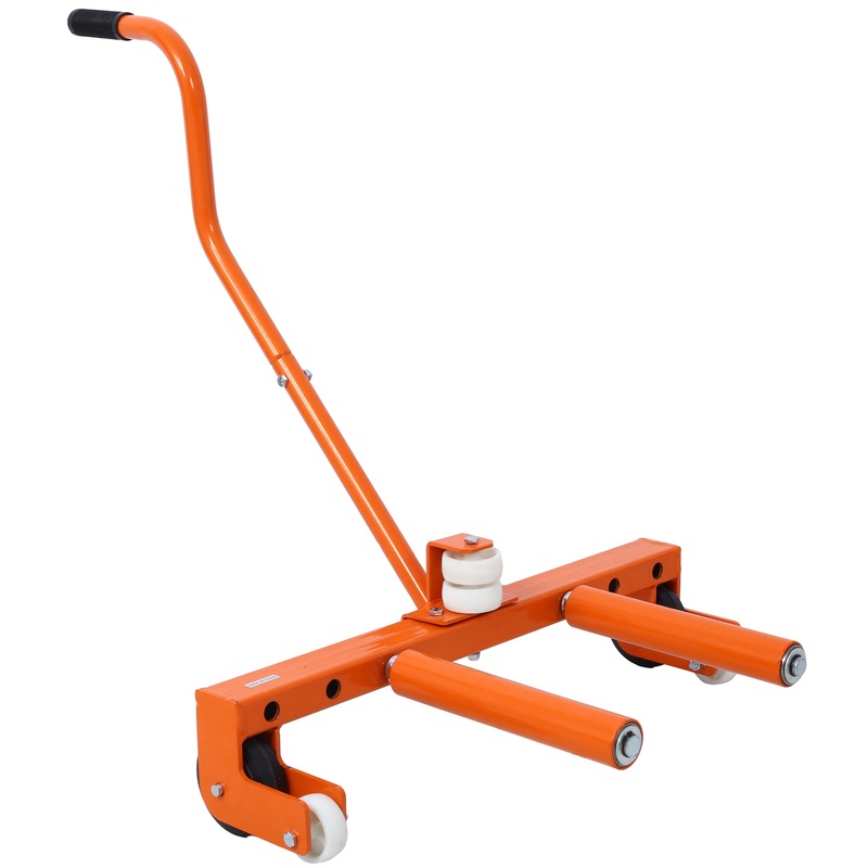 Heavy Duty Adjustable Tire Wheel Dolly 330 Lbs Capacity–Orange