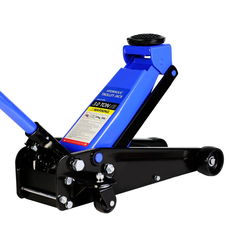 6,000 Lbs Hydraulic Trolley Low Profile and Steel Racing Floor Jack with Piston Quick Lift Single Pump Lifting Range 5.1-20