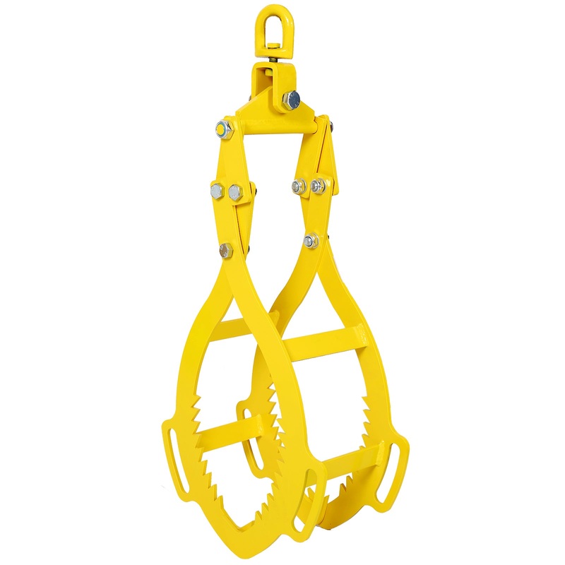 4 Claw Timber Log Lifting Logging Tongs Grabber 32