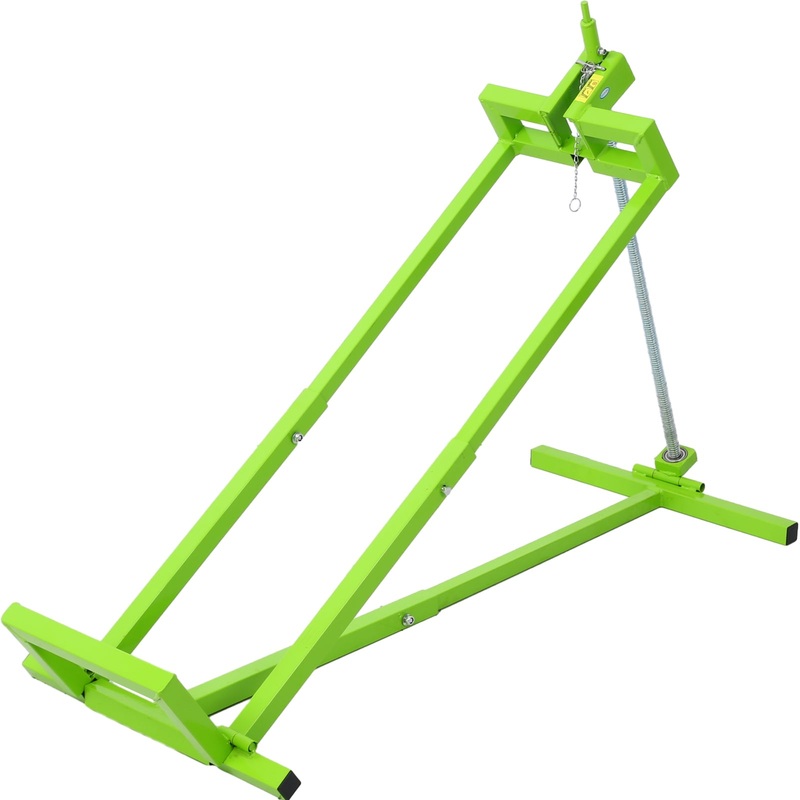 Easy Lawn Mower Lift 800 Lbs Capacity Ride-on Cleaning Aid Universal + 45 Tilt Adjustable–Green