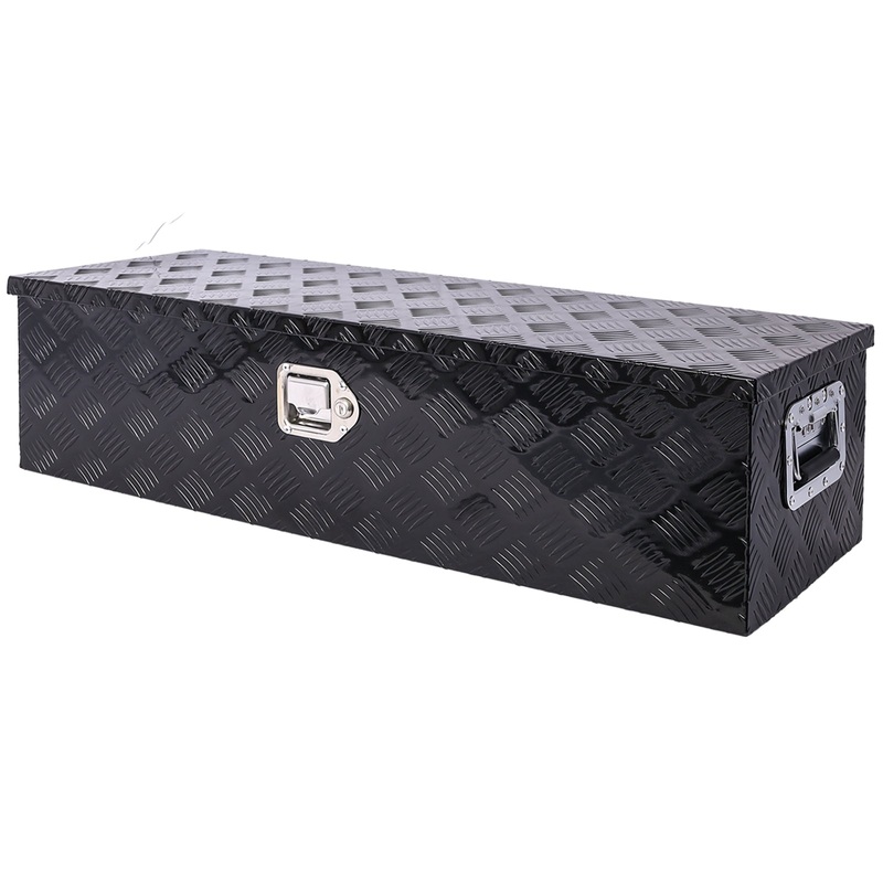 39 Inch Truck Box Aluminum Tool Box Heavy Duty w/Lock Keys 39x13x10inch–Black