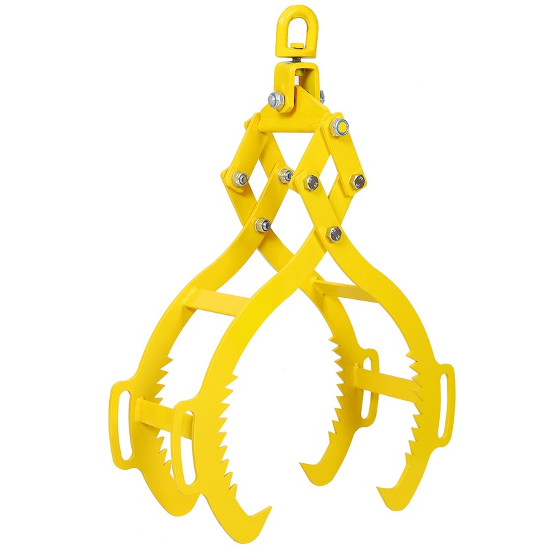 4 Claw Timber Log Lifting Logging Tongs Grabber Tong 28 Heavy Duty Solid Steel