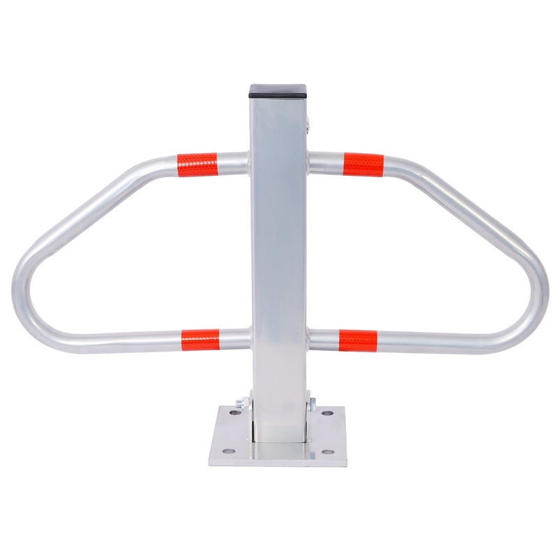 Bollard Pole Barrier with Lock–Gray