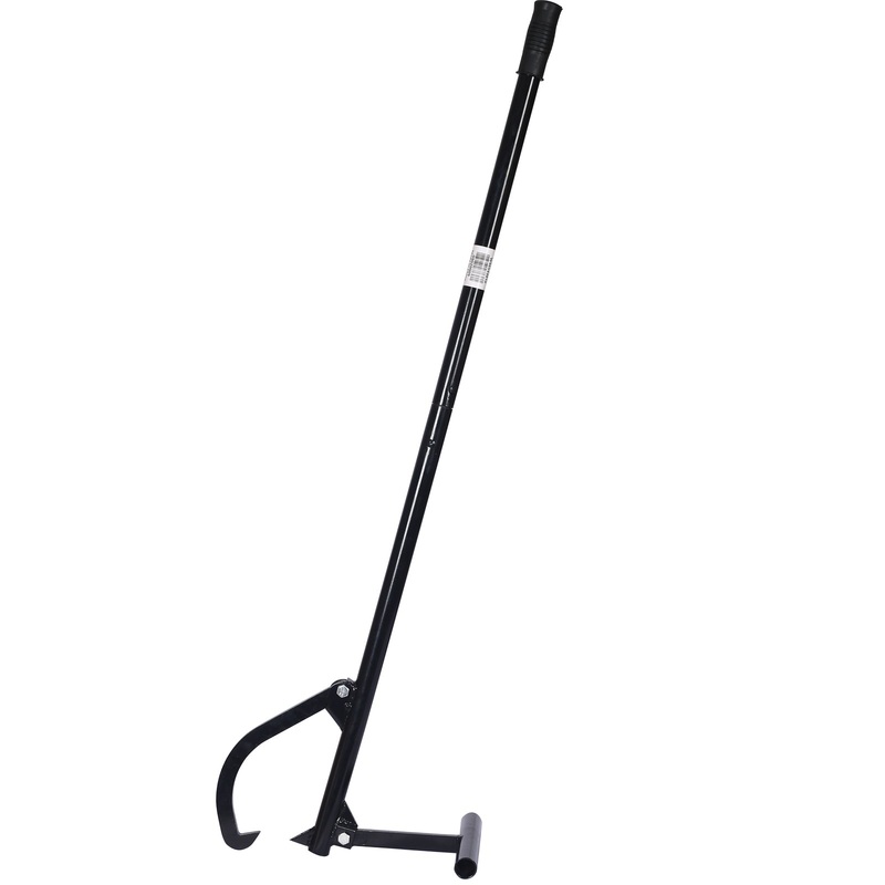 Metal Timber Jack Triple Thick Log Lifter Heavy-Duty 48–Black