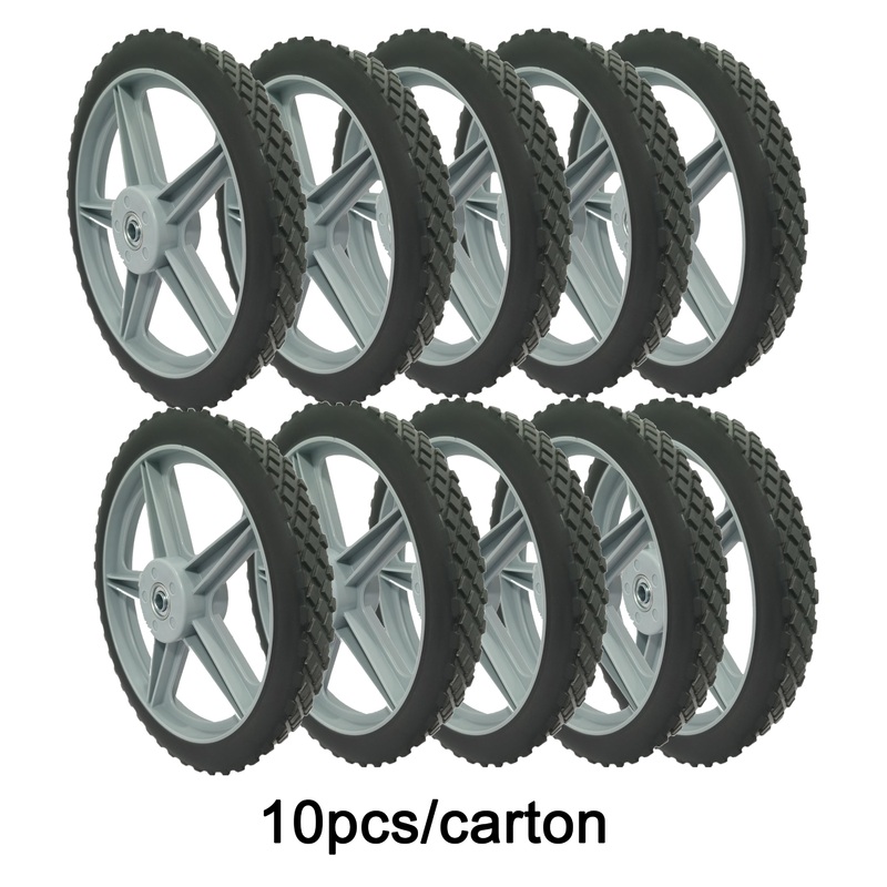 10 Pack Universal 12′ Spoked Plastic Wheel and Tire