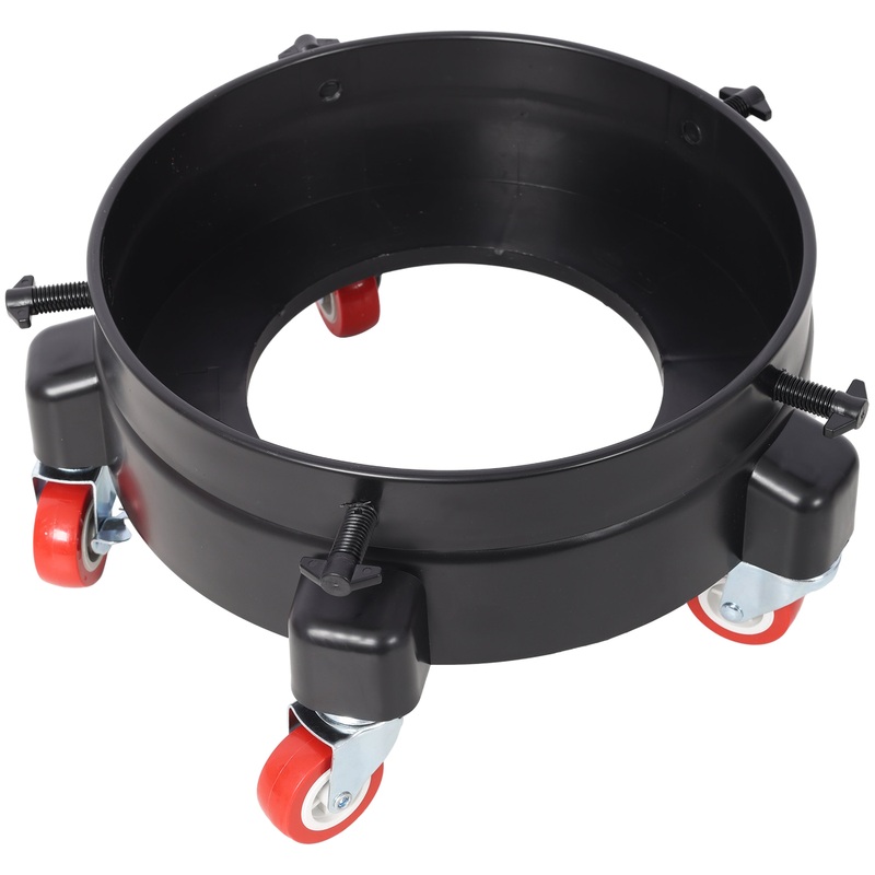 11 1/4 Inch Bucket Dolly Removable Rolling 5 Roll Swivel Casters to Move 360 Degree Turning for 5 Gallon Buckets Car Wash System