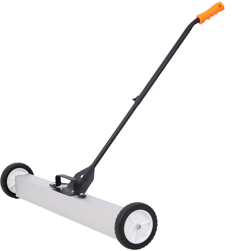 36 Rolling Magnetic Pick-Up Sweeper Heavy Duty Push-Type with Release 30 Lbs Capacity