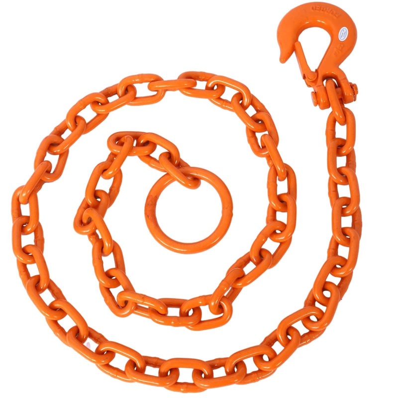 6ft Log Grubber Tugger Chain–Orange