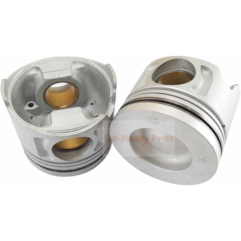 1 Piece Piston With Pin And Clips S130A-E0080 S130A-E0030 S130A-E0040 Fits For Hino J05C J08C 24V Engine Parts