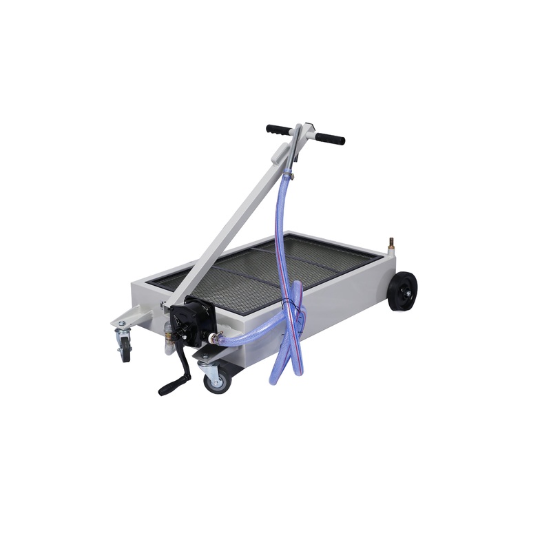 15-Gallon Low-Profile Oil Drain Pan with Pump