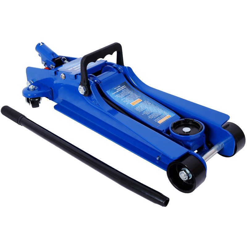 2.5 Ton Low Profile Heavy-Duty Steel Racing Floor Jack with Single Piston Lift Pump Lifting Range 3.5-14.50