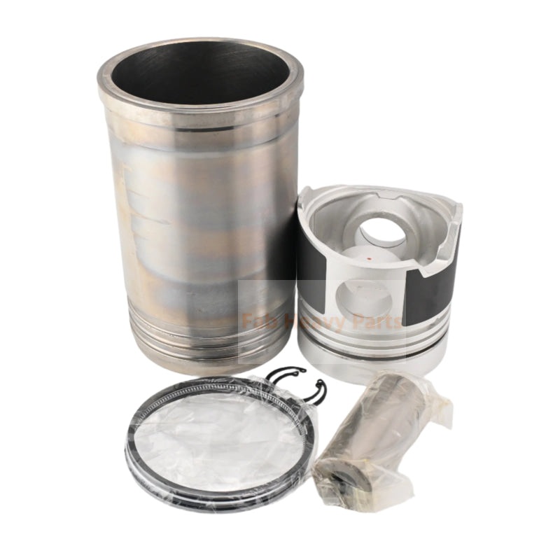 1 Set of Piston and Cylinder liner Kit Fits Mitsubishi Engine 6D15 Fits Kobelco Excavator K909 II SK220 III SK220