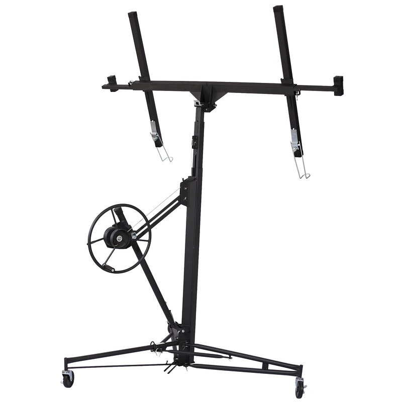Drywall Lift Panel 13′ Hoist Jack Lifter–Black