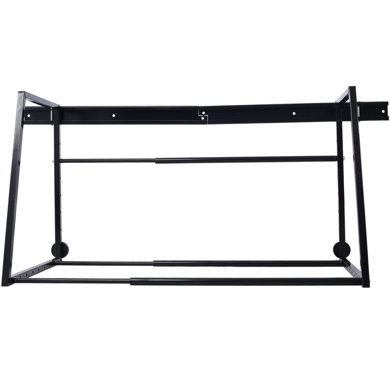 Heavy Duty Adjustable Garage Capacity 400 Lbs Wall Multi-Tire Rack Storage–Black