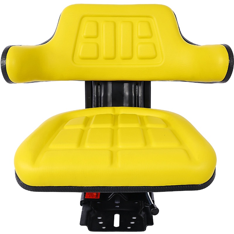 Universal Tractor Seat Suspension with Tilt Fits Ford New Holland 3900 3930 3910 5000 5100 5600 5610 5900 5910–Yellow