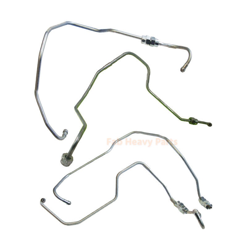 4 Pcs Fuel Supply Tube 3904204 3904205 3904206 3904207 for Cummins Engine 4B3.9 4BT3.9 4BTA3.9 Hyundai Excavator R130LC R130LC-3