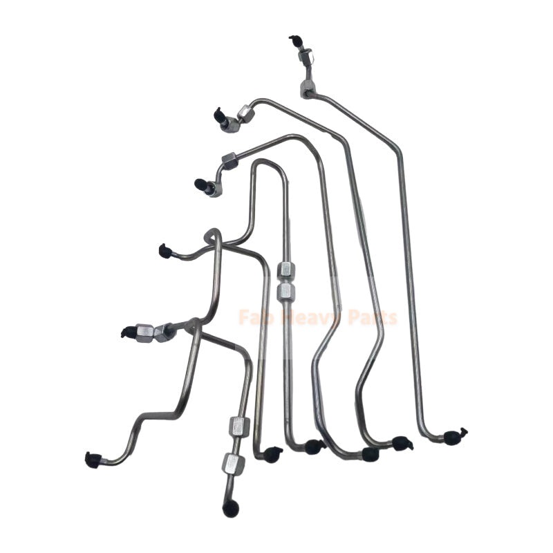 Fuel Injection Pipe Kit for Isuzu 6BG1T 6.5L Engine Hitachi EX200-5 ZX200 ZX210 John Deere 225CL 225CLC 210 270CLC Excavator