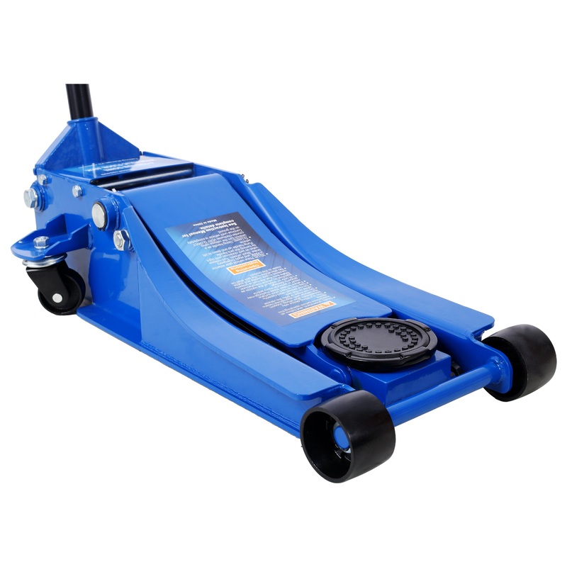4 Ton Low Profile Hydraulic Floor Jack 8000 lbs Capacity Lifting Range 2.5′-20′ –Blue