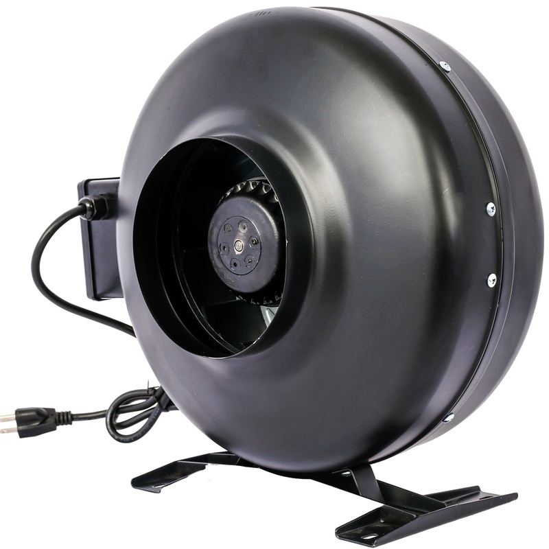 6-Inch 412 CFM Inline Duct Fan Air Circulation Vent Blower