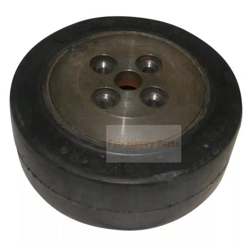 Drive Tire Assembly 127248-001 Fits for Crown WP 2000 Pallet Jack (Rubber Smooth)
